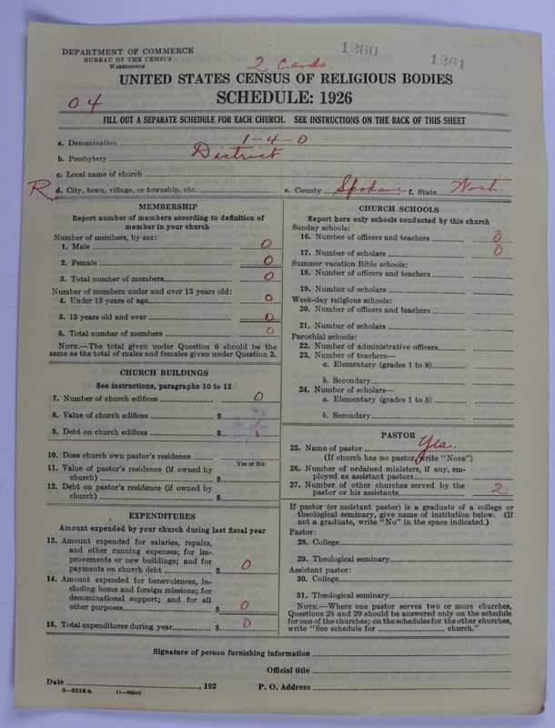 Scan of Free Methodist Church of North America: 1260