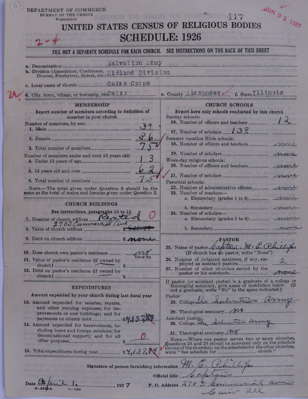 Scan of Salvation Army: 417