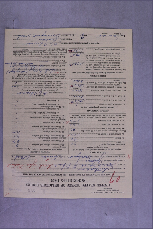 Scan of Synod of the Reformed Presbyterian Church of North America: 826