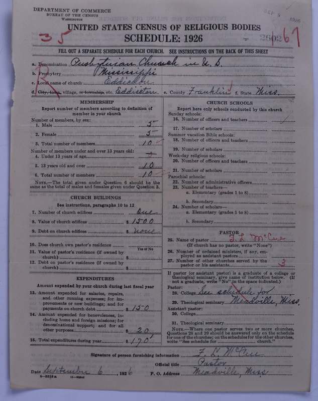 Scan of Presbyterian Church in the United States: 2602