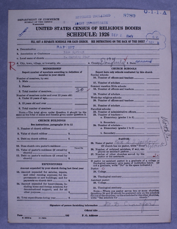 Scan of Negro Baptists: 8780