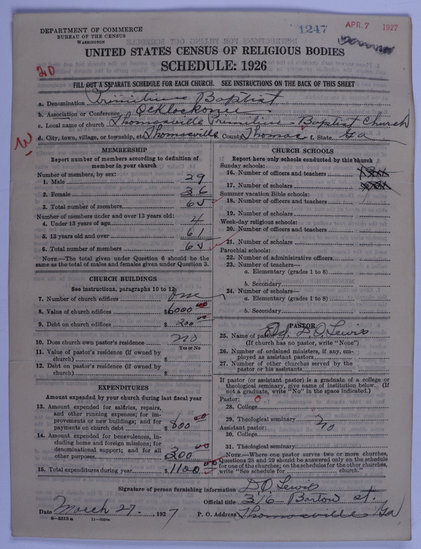 Scan of Primitive Baptists: 1247