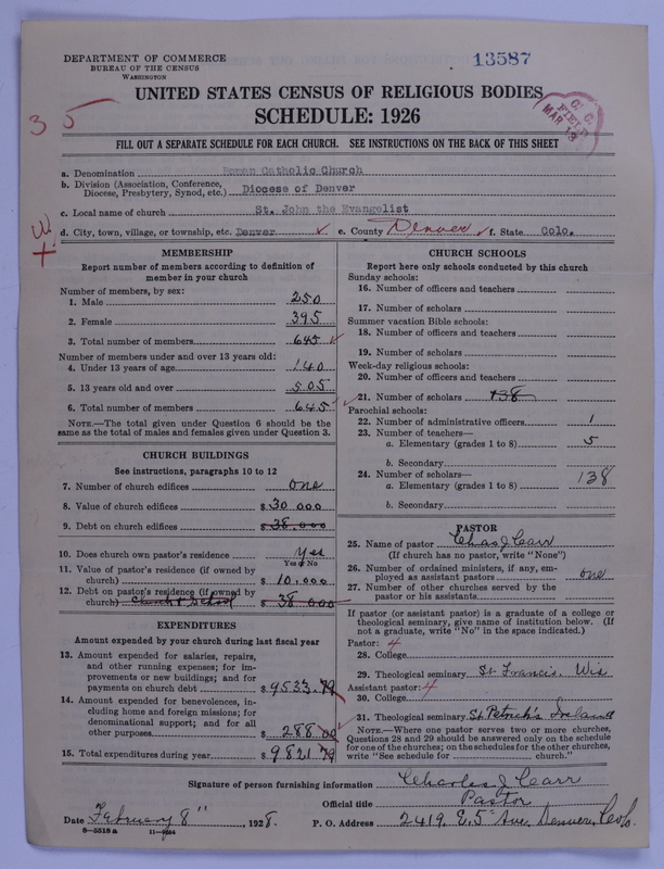 Scan of Roman Catholic Church: 13587