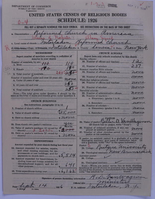 Scan of Reformed Church in America: 225