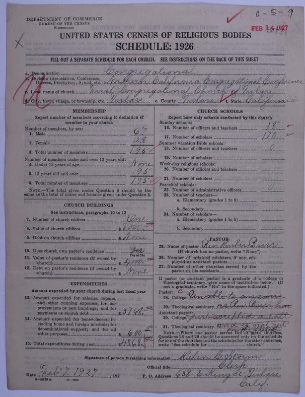 Scan of Congregational Churches: 5021