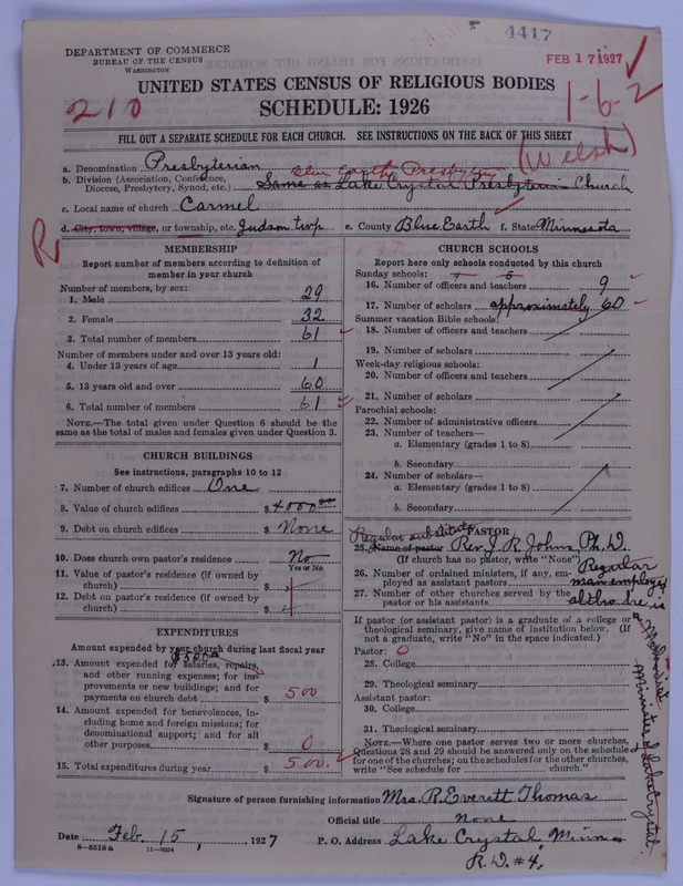 Scan of Presbyterian Church in the United States of America: 4417