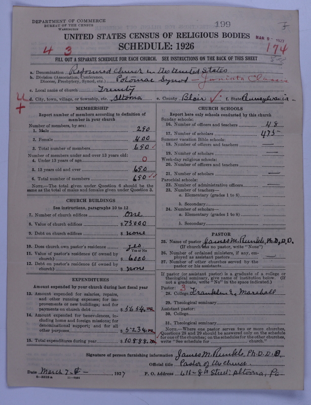 Scan of Reformed Church in the United States: 199