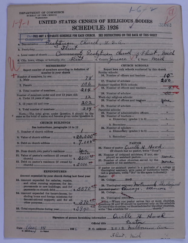 Scan of Presbyterian Church in the United States of America: 3982