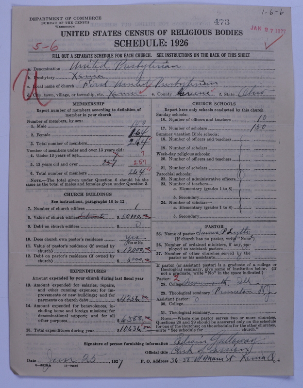 Scan of United Presbyterian Church of North America: 473