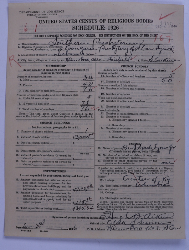 Scan of Presbyterian Church in the United States: 1410