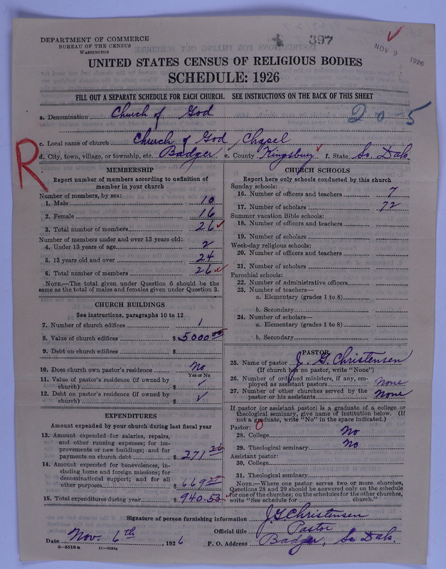 Scan of Church of God (Headquarters, Anderson, Ind.): 397