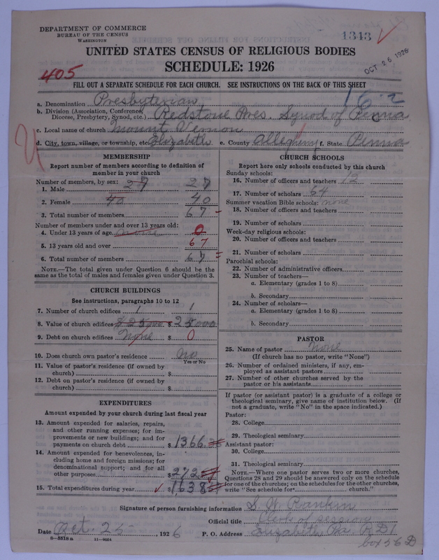 Scan of Presbyterian Church in the United States of America: 1343