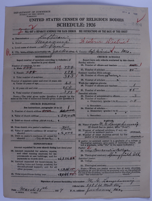 Scan of Evangelical Lutheran Synodical Conference of America: Evangelical Lutheran Synod of Missouri, Ohio, and Other States: 2204