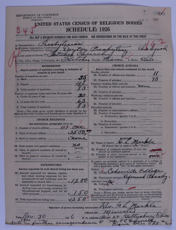 Scan of Presbyterian Church in the United States of America: 2905