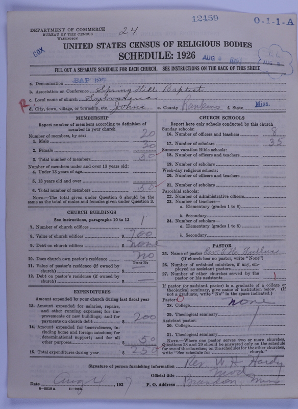 Scan of Negro Baptists: 12459