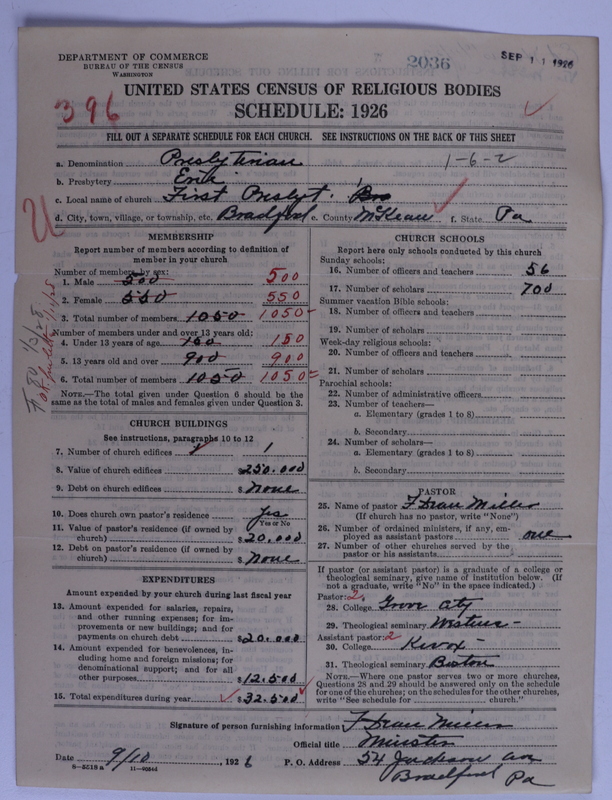 Scan of Presbyterian Church in the United States of America: 2036