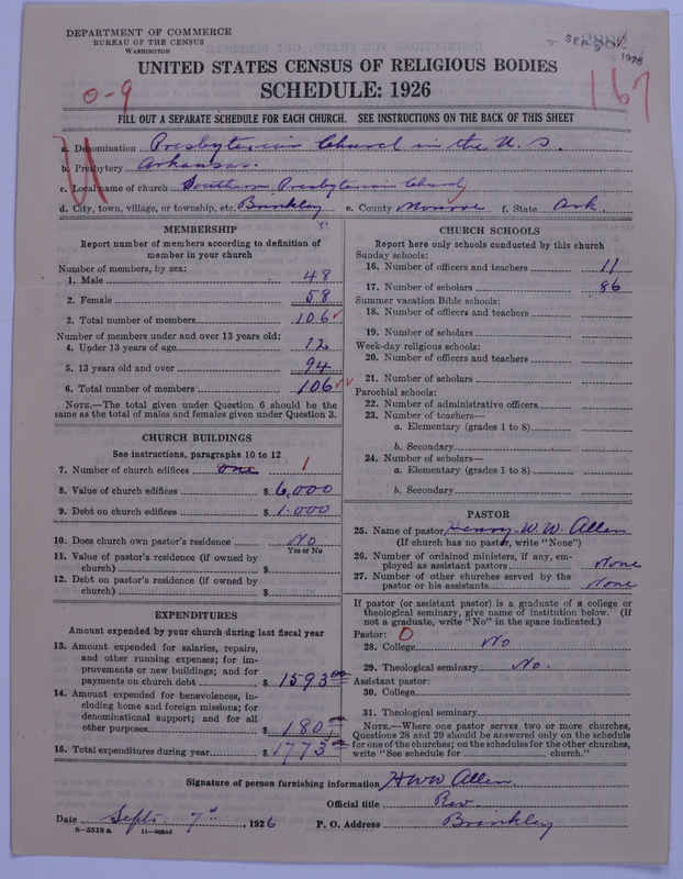 Scan of Presbyterian Church in the United States: 2882