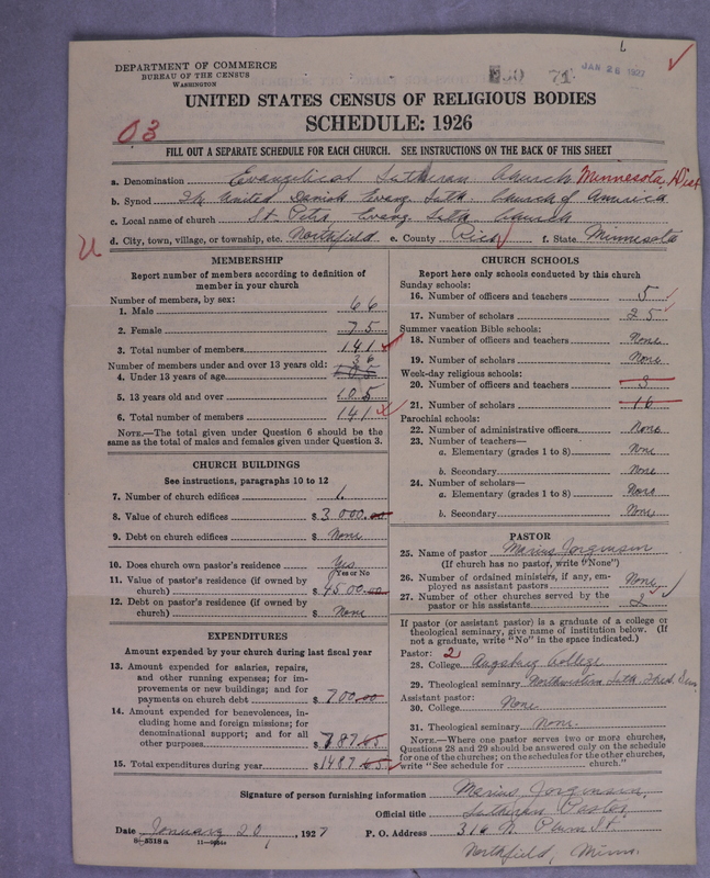 Scan of United Danish Evangelical Lutheran Church in America: 71
