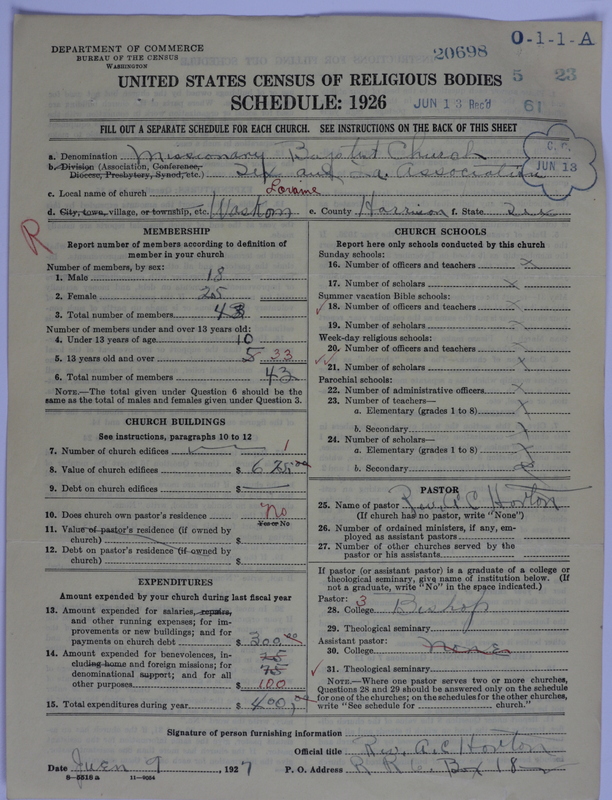 Scan of Negro Baptists: 20698
