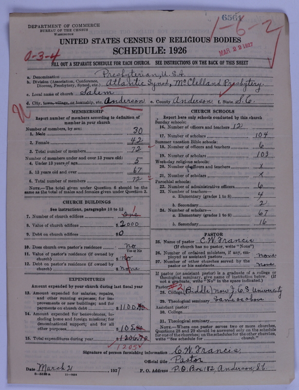 Scan of Presbyterian Church in the United States of America: 6561