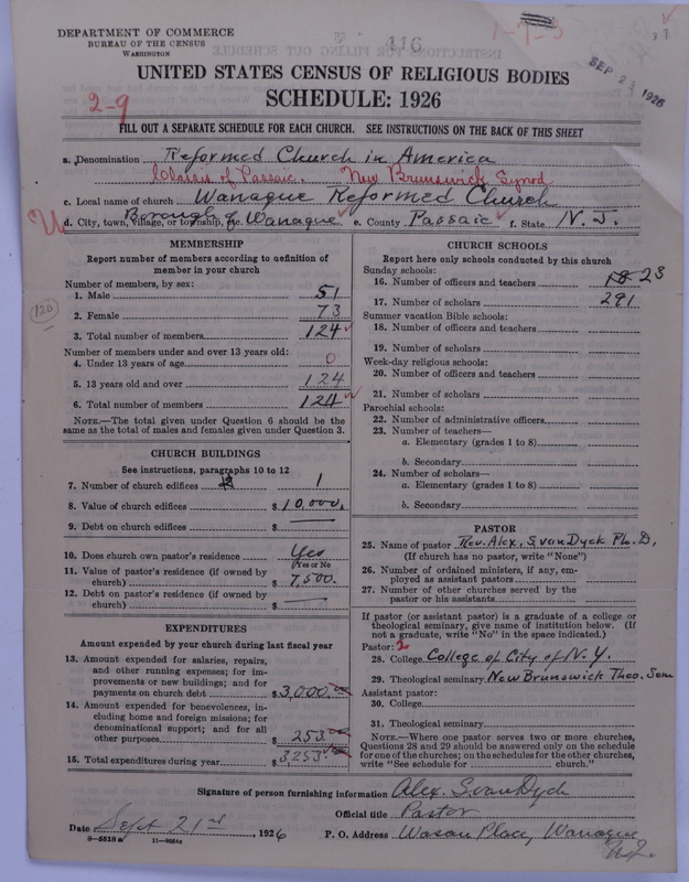 Scan of Reformed Church in America: 416