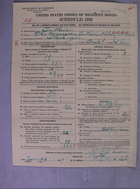 Scan of Norwegian Lutheran Church of America: 1973