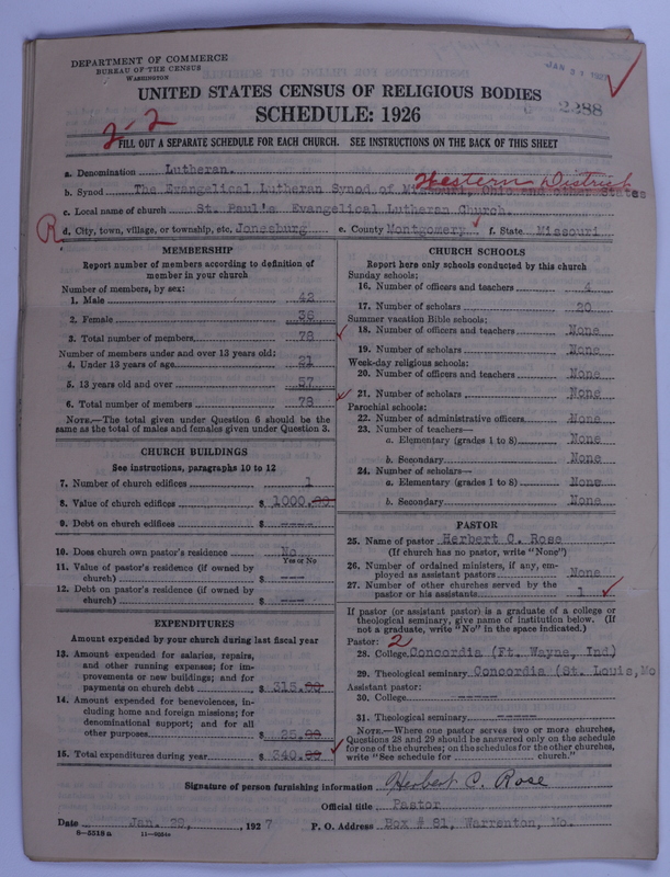 Scan of Evangelical Lutheran Synodical Conference of America: Evangelical Lutheran Synod of Missouri, Ohio, and Other States: 2288