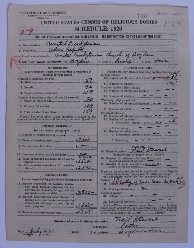 Scan of United Presbyterian Church of North America: 703