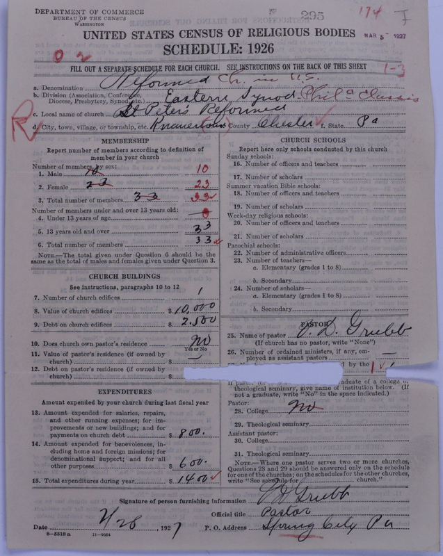 Scan of Reformed Church in the United States: 295