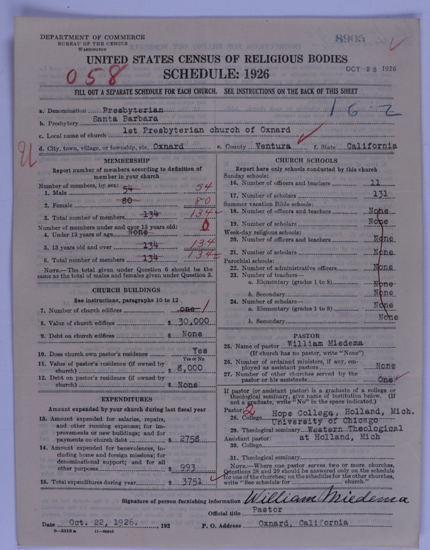 Scan of Presbyterian Church in the United States of America: 8905