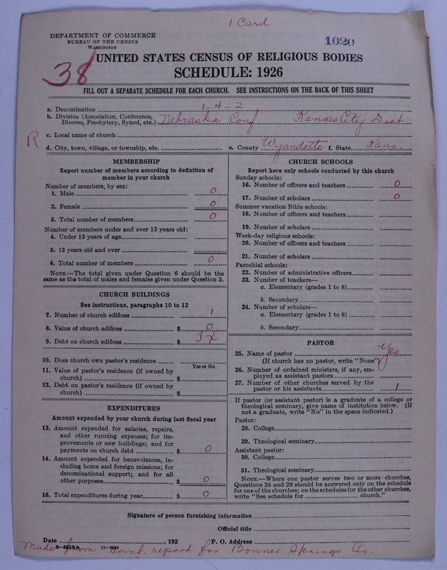 Scan of African Methodist Episcopal Church: 1020