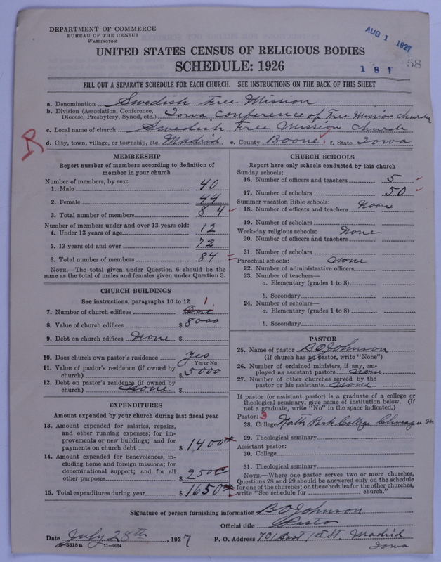 Scan of Swedish Evangelical Free Church of the United States of America: 58
