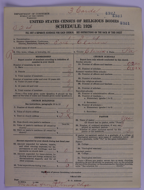 Scan of Methodist Episcopal Church: 4323