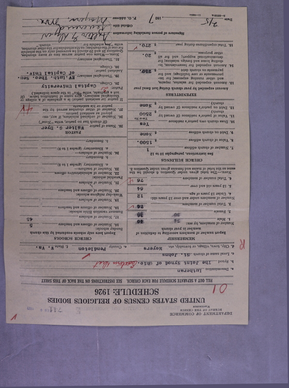 Scan of Synod of the Reformed Presbyterian Church of North America: 741