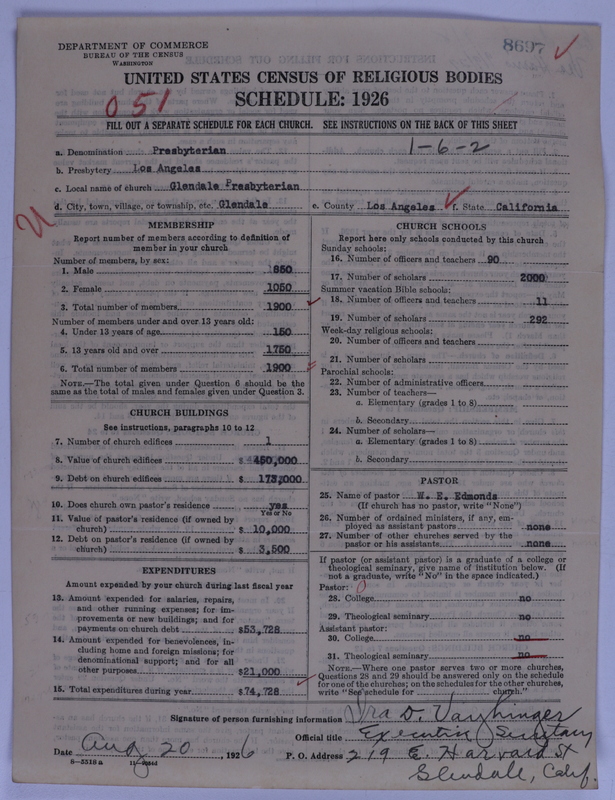 Scan of Presbyterian Church in the United States of America: 8697