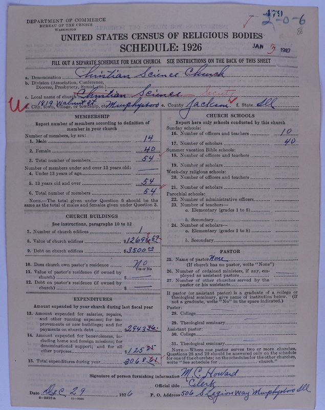 Scan of Church of Christ, Scientist: 479
