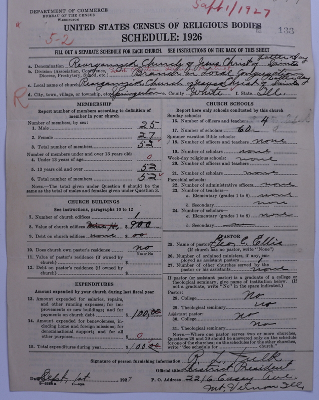 Scan of Reorganized Church of Jesus Christ of Latter Day Saints: 133
