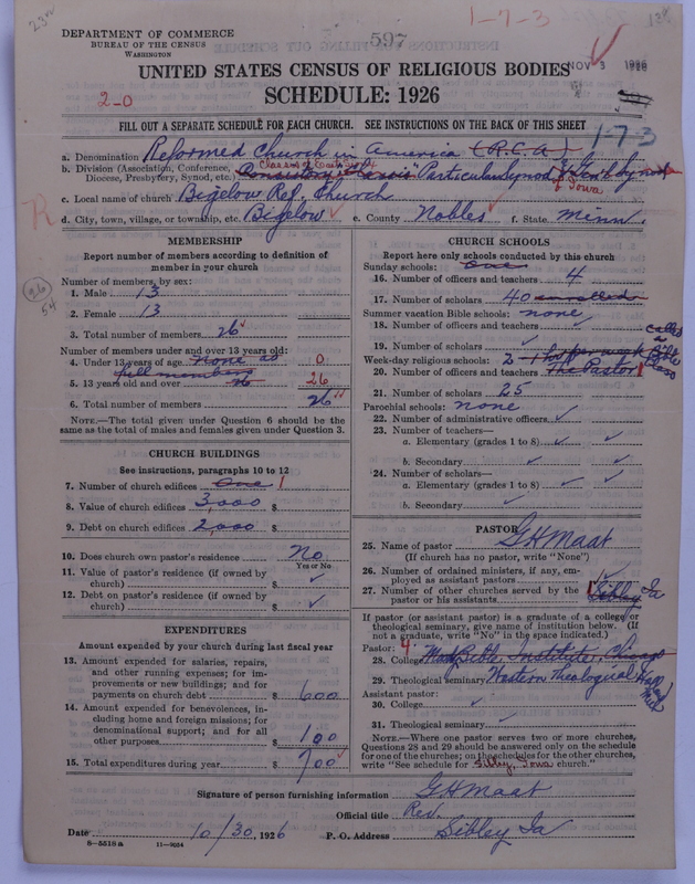 Scan of Reformed Church in America: 597