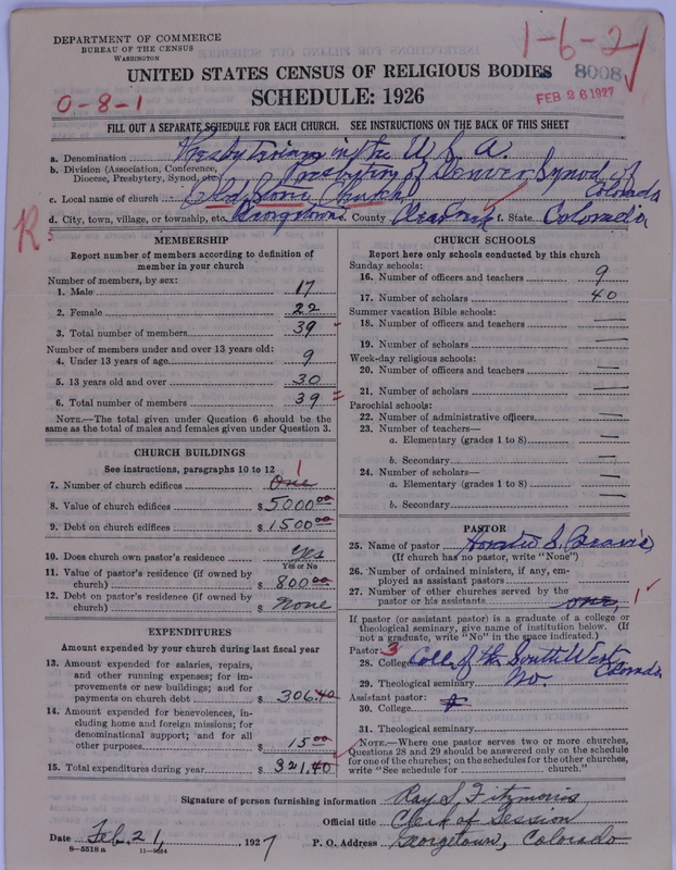 Scan of Presbyterian Church in the United States of America: 8008