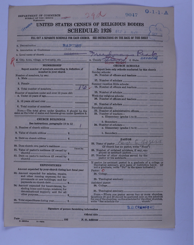 Scan of Negro Baptists: 9047