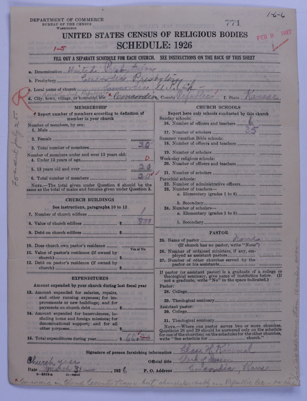 Scan of United Presbyterian Church of North America: 771