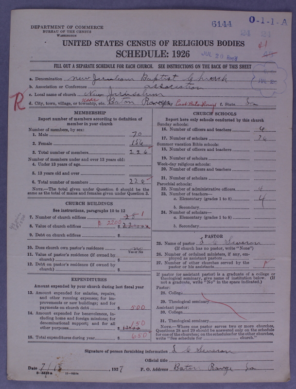 Scan of Negro Baptists: 6144