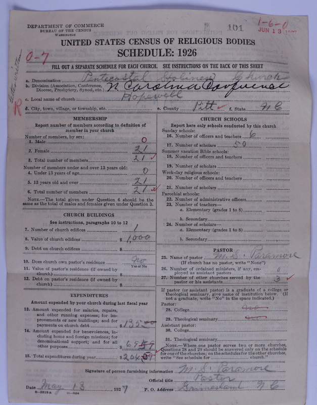 Scan of Pentecostal Holiness Church: 101