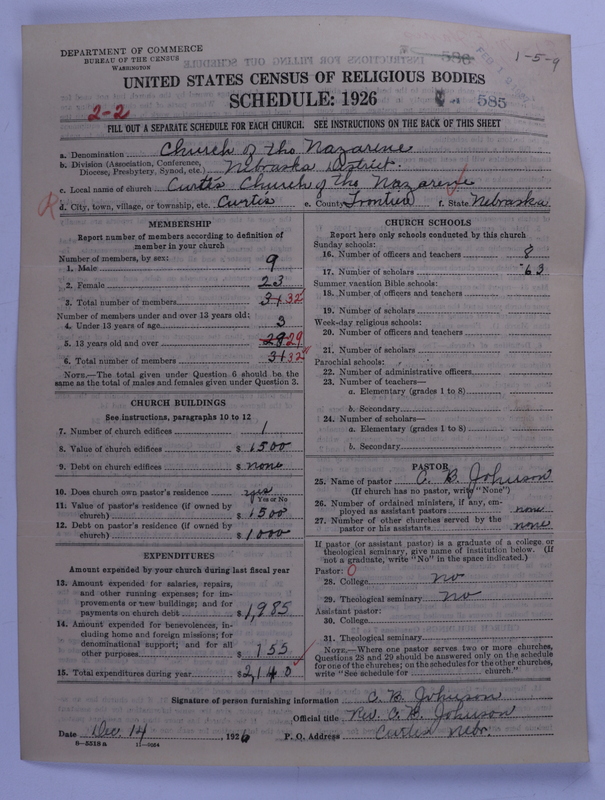 Scan of Church of the Nazarene: 585