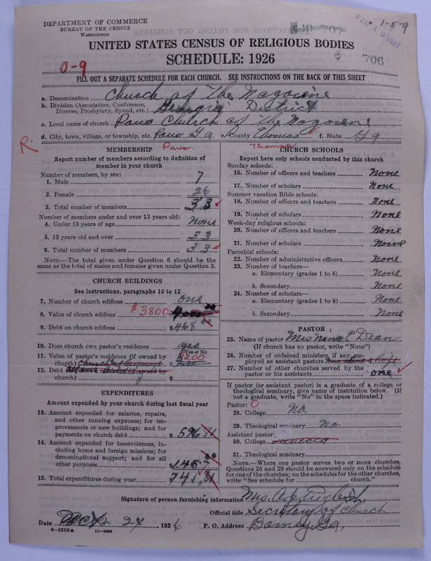 Scan of Church of the Nazarene: 706