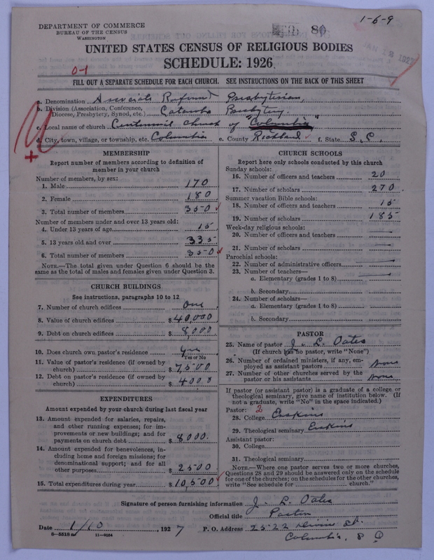 Scan of Associate Reformed Presbyterian Church: 81