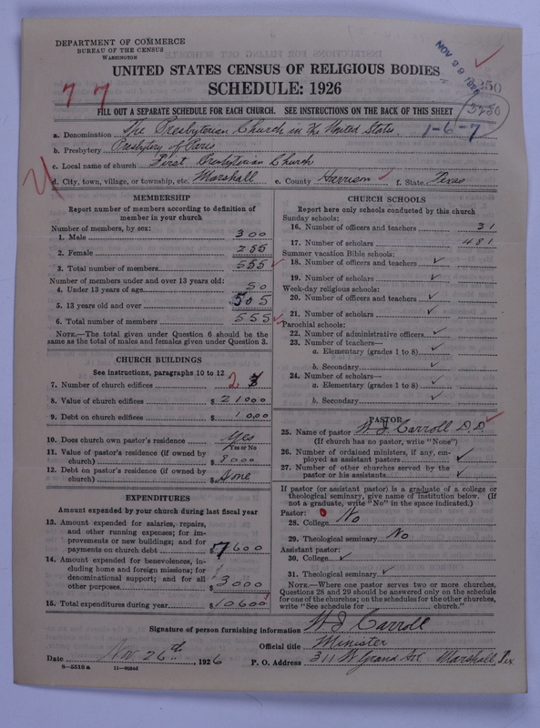 Scan of Presbyterian Church in the United States: 3250