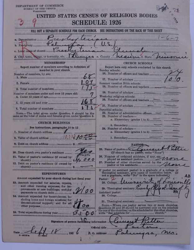 Scan of Presbyterian Church in the United States: 71