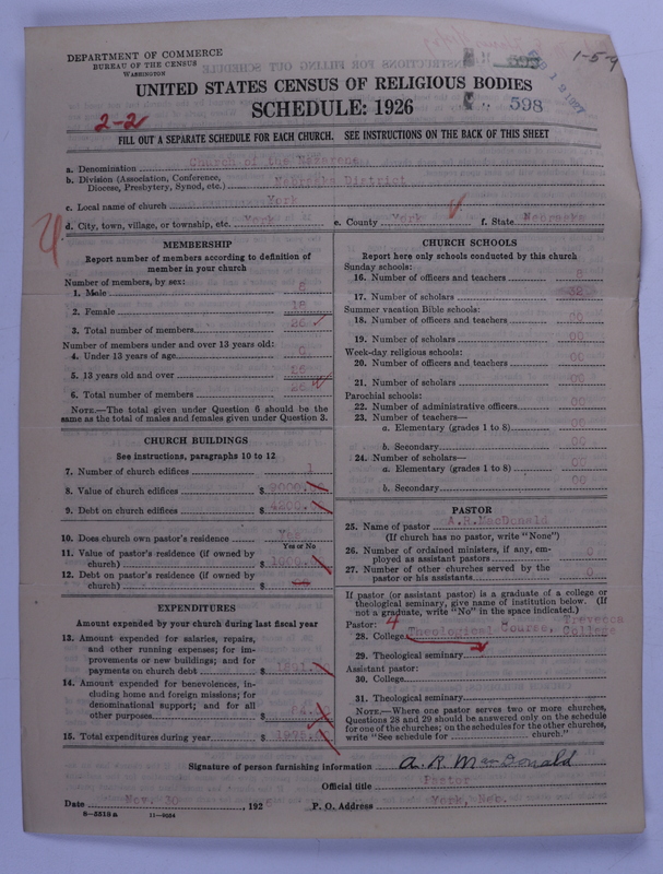 Scan of Church of the Nazarene: 598
