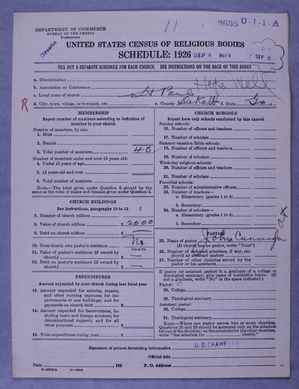 Scan of Negro Baptists: 8655